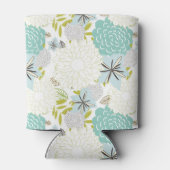 Florale achtergrond blikjeskoeler (Achterkant)