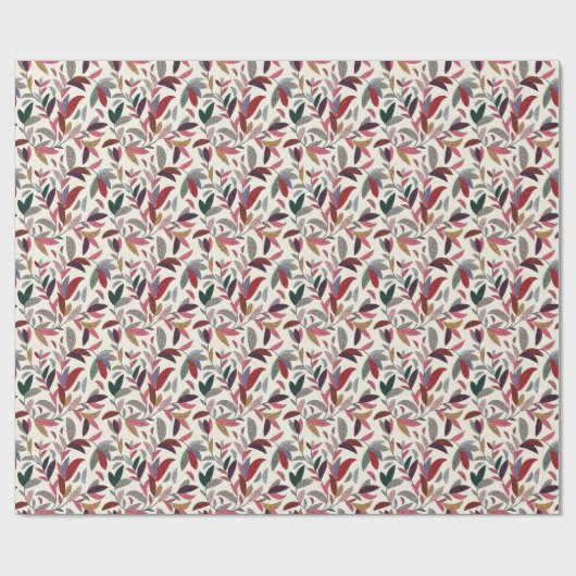 Florale achtergrond cadeaupapier (Vlak)