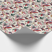 Florale achtergrond cadeaupapier (Hoek)