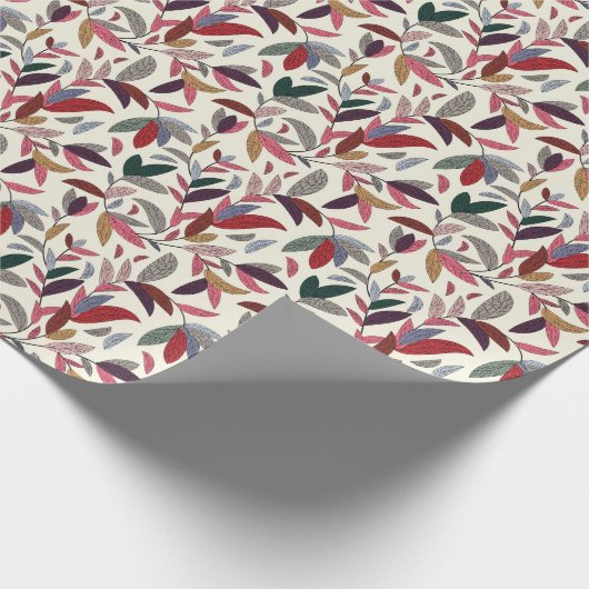 Florale achtergrond cadeaupapier (Hoek)