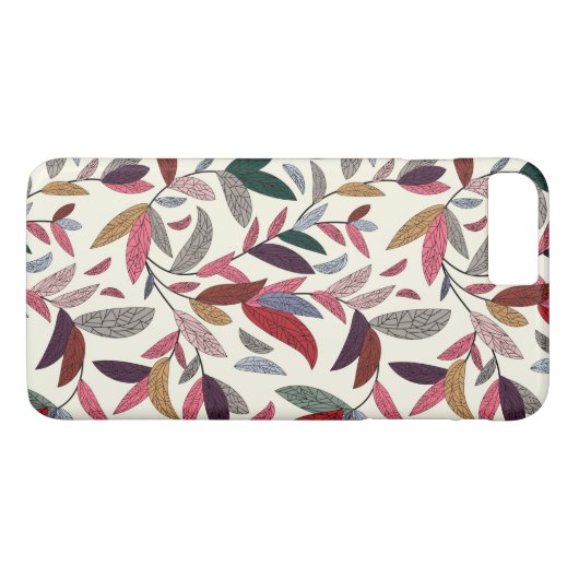 Florale achtergrond Case-Mate iPhone case (Achterkant (Horizontaal))