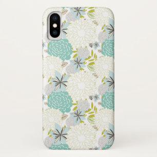 Florale achtergrond iPhone x hoesje