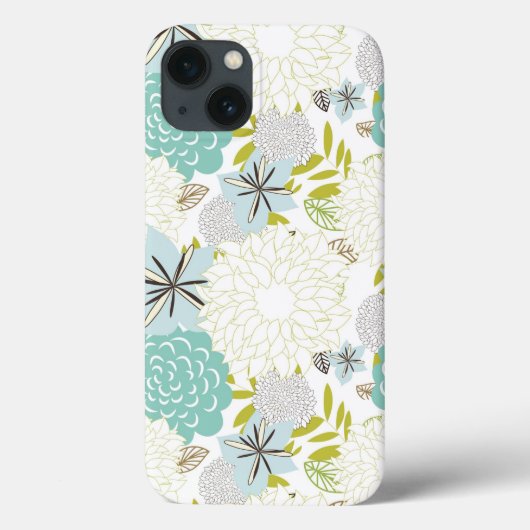 Florale achtergrond Case-Mate iPhone case (Achterkant)