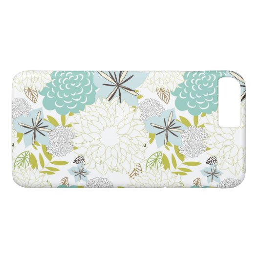 Florale achtergrond Case-Mate iPhone case (Achterkant (Horizontaal))