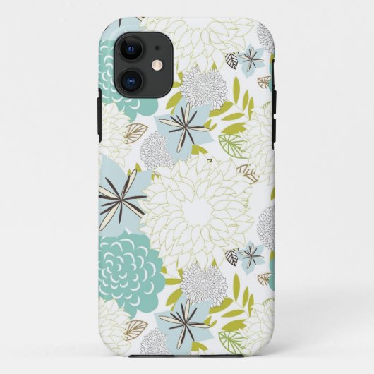 Florale achtergrond Case-Mate iPhone case (Achterkant)