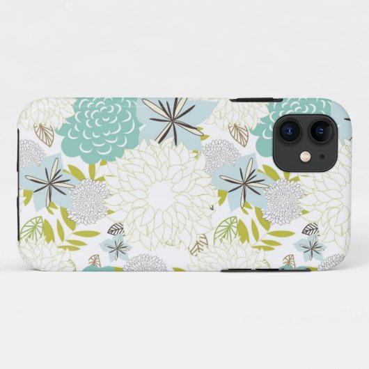 Florale achtergrond Case-Mate iPhone case (Achterkant (horizontaal))