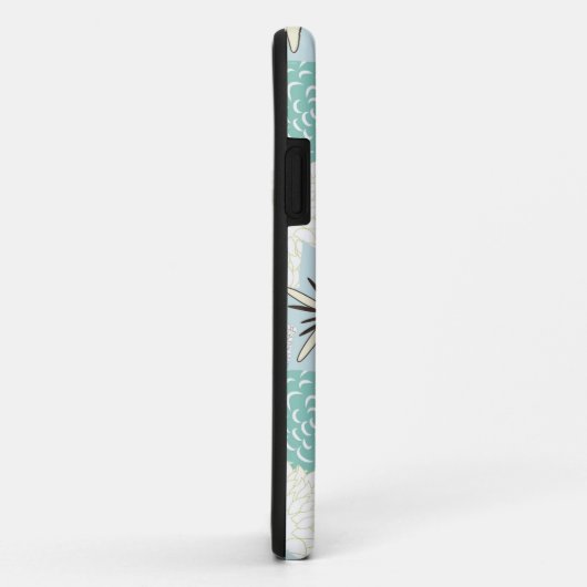 Florale achtergrond Case-Mate iPhone case (Achterkant/rechts)