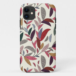 Florale achtergrond iPhone 11 hoesje