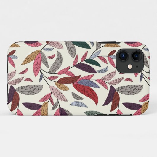 Florale achtergrond Case-Mate iPhone case (Achterkant (horizontaal))