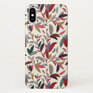 Florale achtergrond iPhone x hoesje