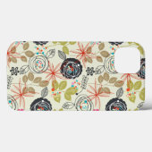 Florale achtergrond Case-Mate iPhone case (Achterkant (horizontaal))