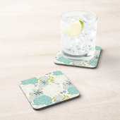 Florale achtergrond drankjes onderzetter (Rechterzijde)