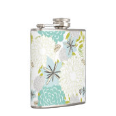 Florale achtergrond heupfles (Rechts)