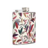 Florale achtergrond heupfles (Rechts)