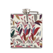 Florale achtergrond heupfles (Achterkant)