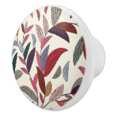 Florale achtergrond keramische knop (Rechts)