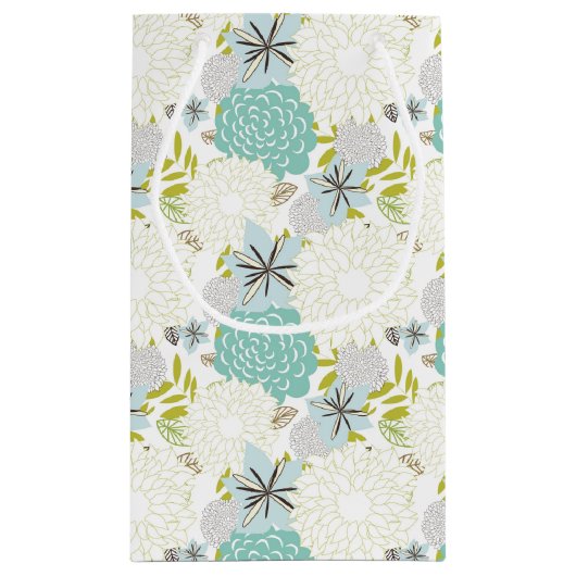 Florale achtergrond klein cadeauzakje (Achterkant)