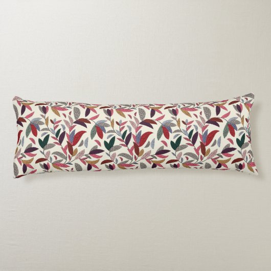 Florale achtergrond lichaamskussen (Achterkant)