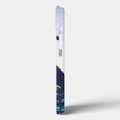 Florale achtergrond met voetgangers Case-Mate iPhone case (Achterkant / Links)