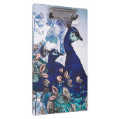 Florale achtergrond met voetgangers klembord (Rechts)