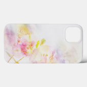 florale achtergrond met waterverf bloemen Case-Mate iPhone case (Achterkant (horizontaal))