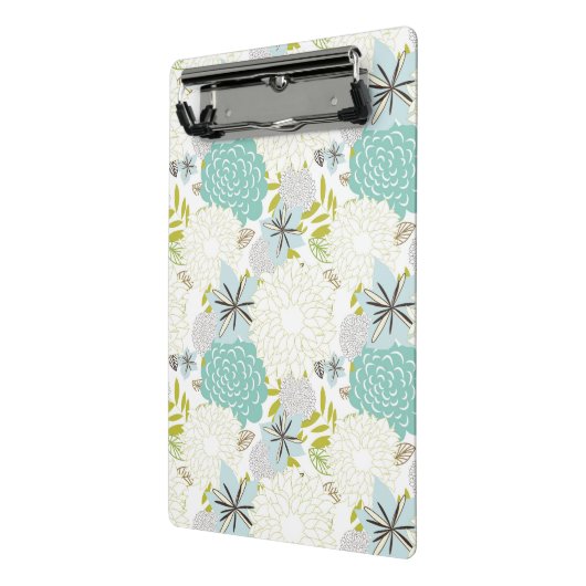 Florale achtergrond mini klembord (Angled2)