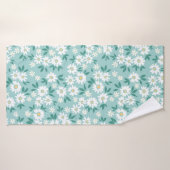  florale achtergrond. Naadloze  beschermhuls Badhanddoek (Badhanddoek)