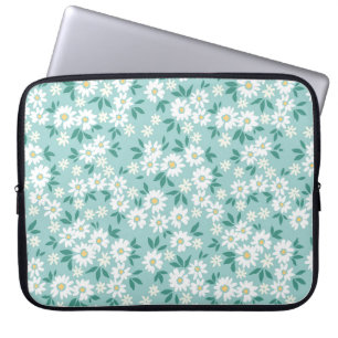 florale achtergrond. Naadloze beschermhuls Laptop Sleeve