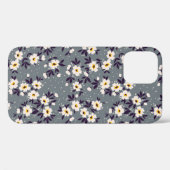 florale achtergrond. Naadloze vloerpatat Case-Mate iPhone Case (Achterkant (horizontaal))