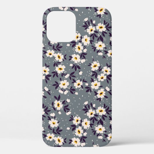 florale achtergrond. Naadloze vloerpatat Case-Mate iPhone Case (Achterkant)