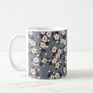  florale achtergrond. Naadloze vloerpatat Koffiemok