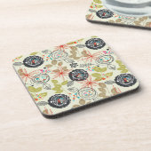 Florale achtergrond onderzetter (Linkerzijde)