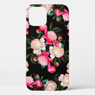 Florale achtergrond. Peonies roze en wit op een da Case-Mate iPhone Case