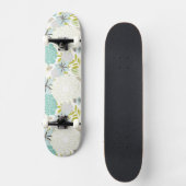 Florale achtergrond persoonlijk skateboard (Voorkant)