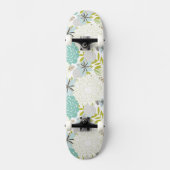Florale achtergrond persoonlijk skateboard (Voorkant)