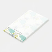 Florale achtergrond post-it® notes (Schuin)