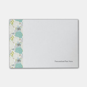 Florale achtergrond post-it® notes
