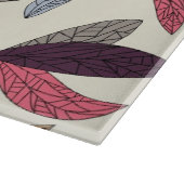 Florale achtergrond snijplank (Hoek)