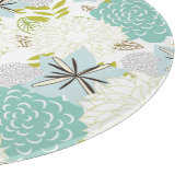 Florale achtergrond snijplank (Hoek)