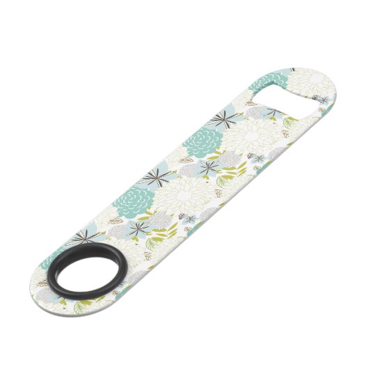 Florale achtergrond speed flessenopener (Achterkant Gekanteld)