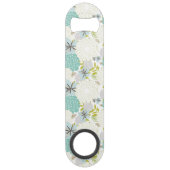 Florale achtergrond speed flessenopener (Voorkant)