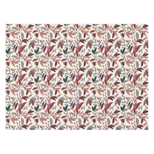 Florale achtergrond tafelkleed (Voorkant (Horizontaal))