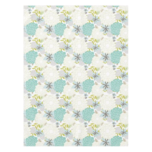 Florale achtergrond tafelkleed (Voorkant)