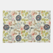 Florale achtergrond theedoek (Horizontaal)