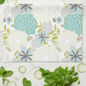 Florale achtergrond theedoek (Gevouwen)