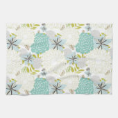 Florale achtergrond theedoek (Horizontaal)