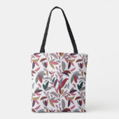 Florale achtergrond tote bag (Achterkant)
