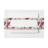 Florale achtergrond uitnodigingen wikkel (Voorkant Voorbeeld)