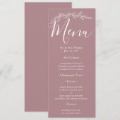 florale adoratie menu (Voorkant / Achterkant)