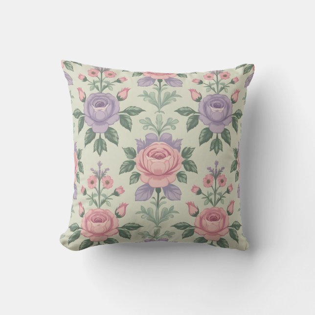  florale afdruk kussen (Voorkant)